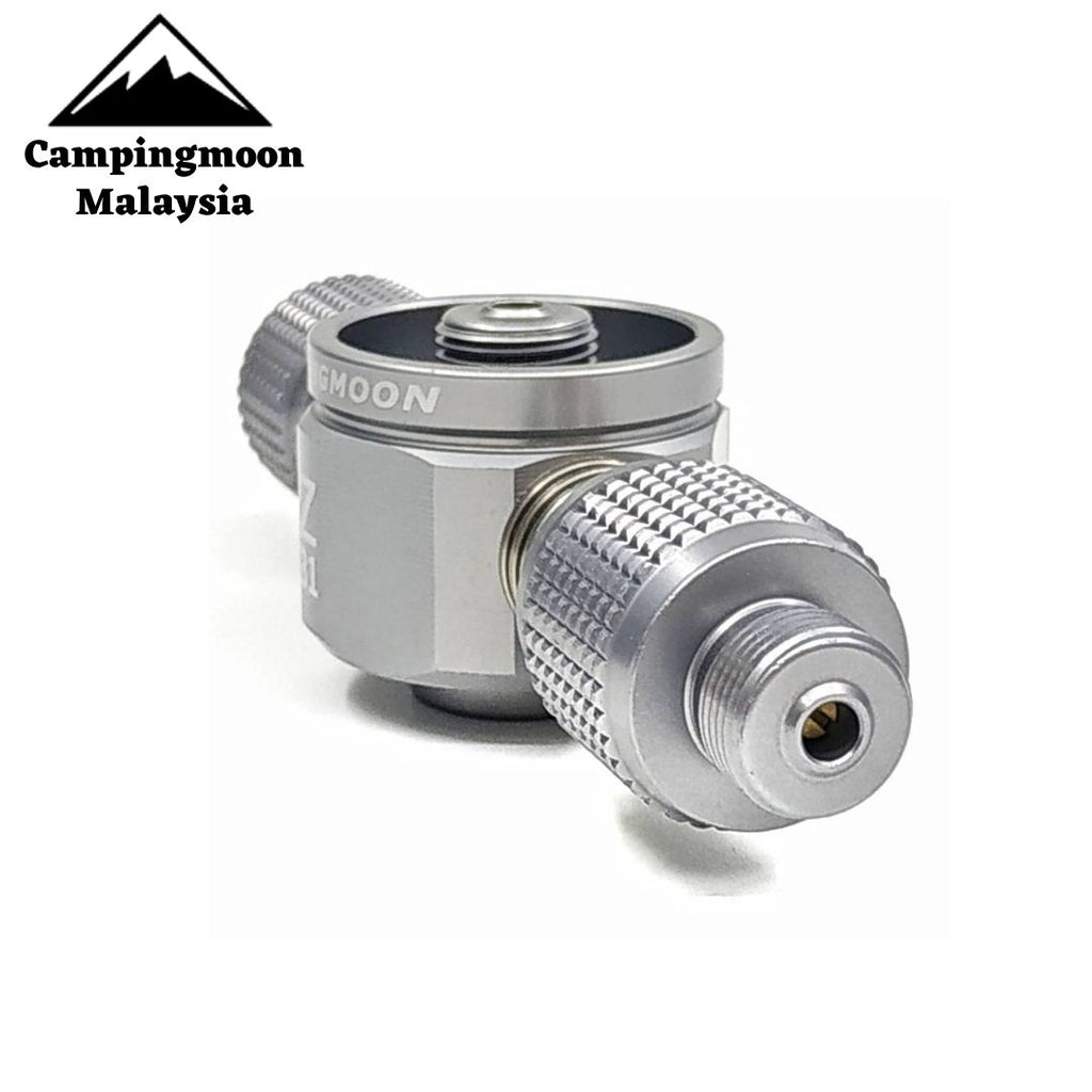 CAMPINGMOON Z31 Screw Type Gas Splitter Multi Gas Adapter T connecter