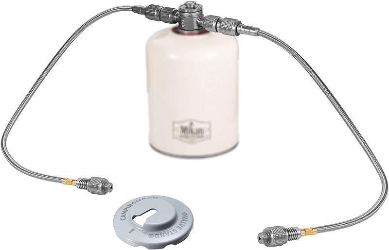 CAMPINGMOON Z31 Screw Type Gas Splitter Multi Gas Adapter T connecter