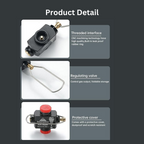 CAMPINGMOON Z15 Gas Refill Adapter Screw Type Gas Canister