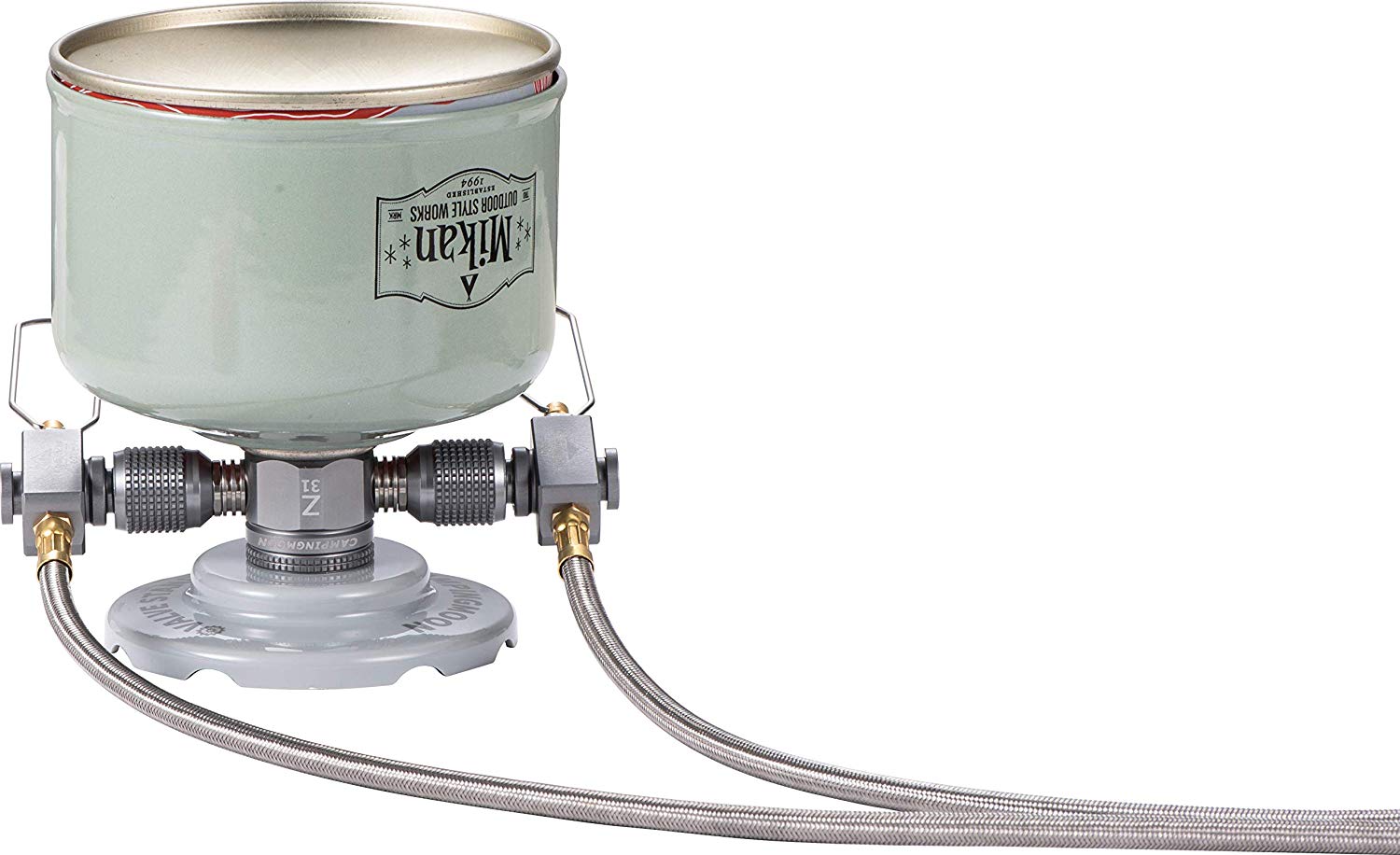 CAMPINGMOON Z31 Screw Type Gas Splitter Multi Gas Adapter T connecter
