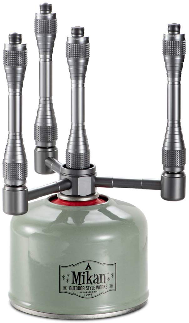 CAMPINGMOON Z27 (12cm) Gas Lantern Extension Pole Rod