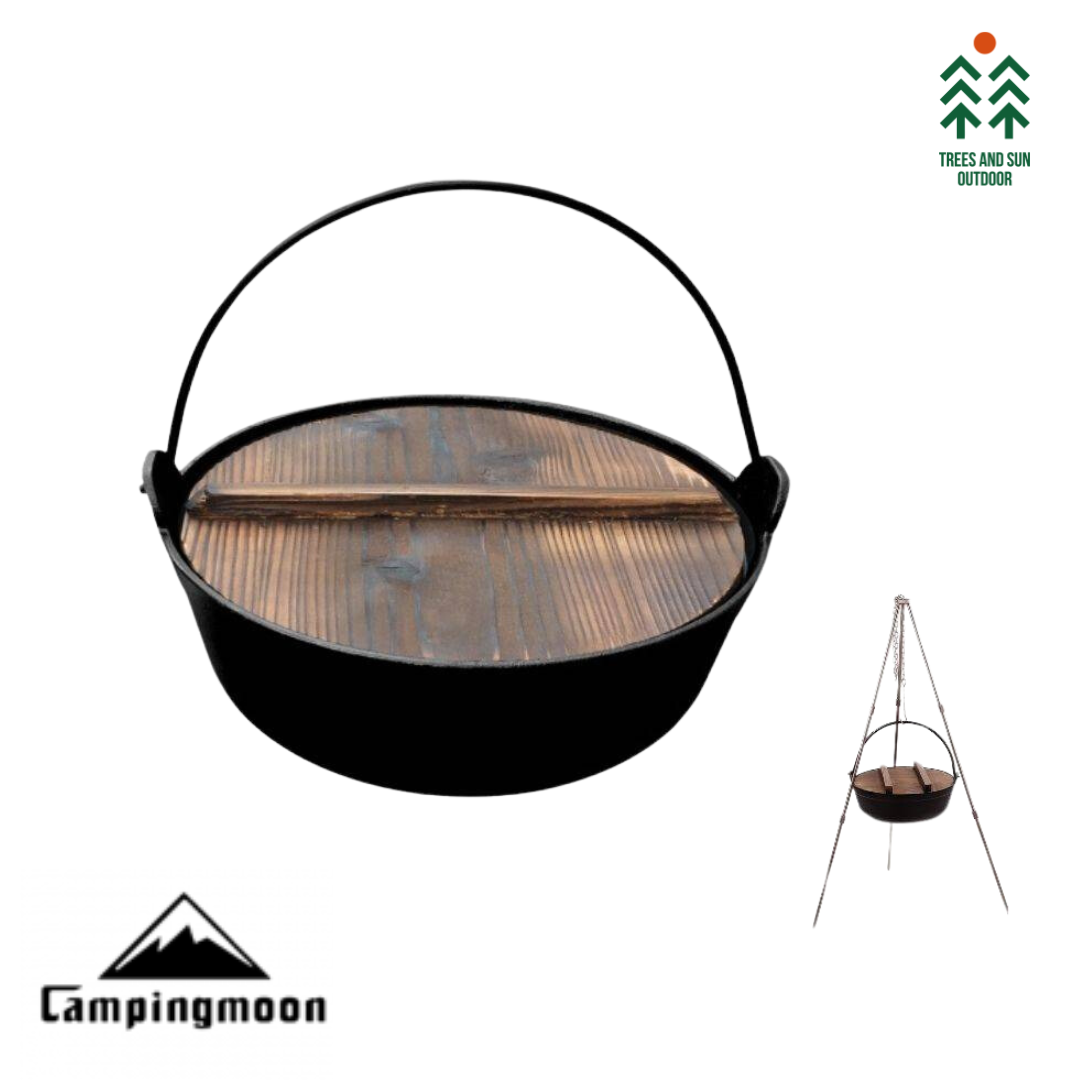 CAMPINGMOON DO-23 Cast iron Japanese Pot Iron Oven