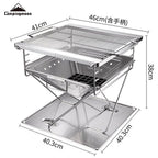 CAMPINGMOON MT-045 L-PRO Extra Large BBQ Portable Stove  Bonfire Stand