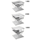 CAMPINGMOON MT-055 XL-PRO Extra Large BBQ Portable Stove Bonfire Stand
