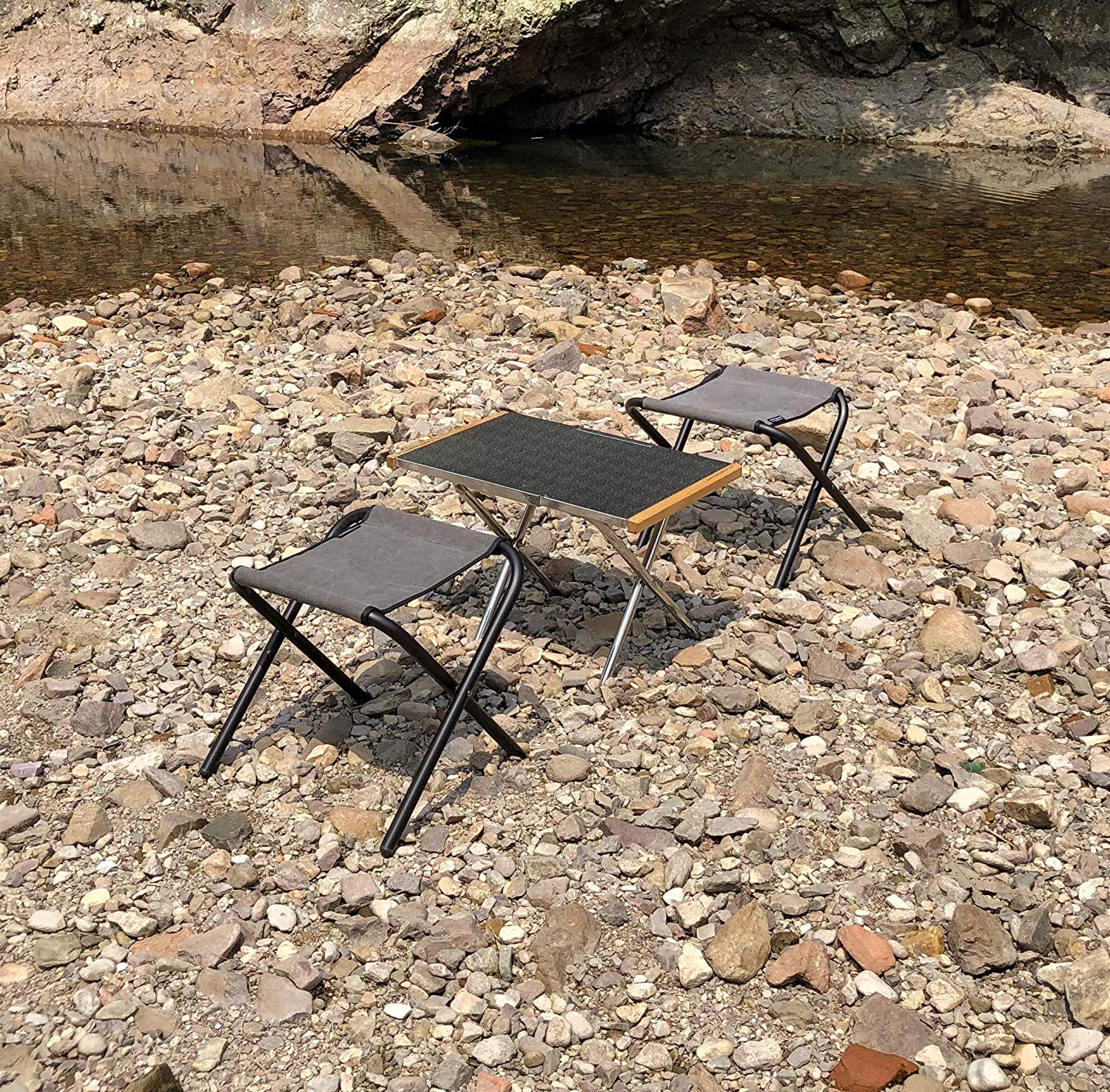 CAMPINGMOON F-35 Large Folding Stool
