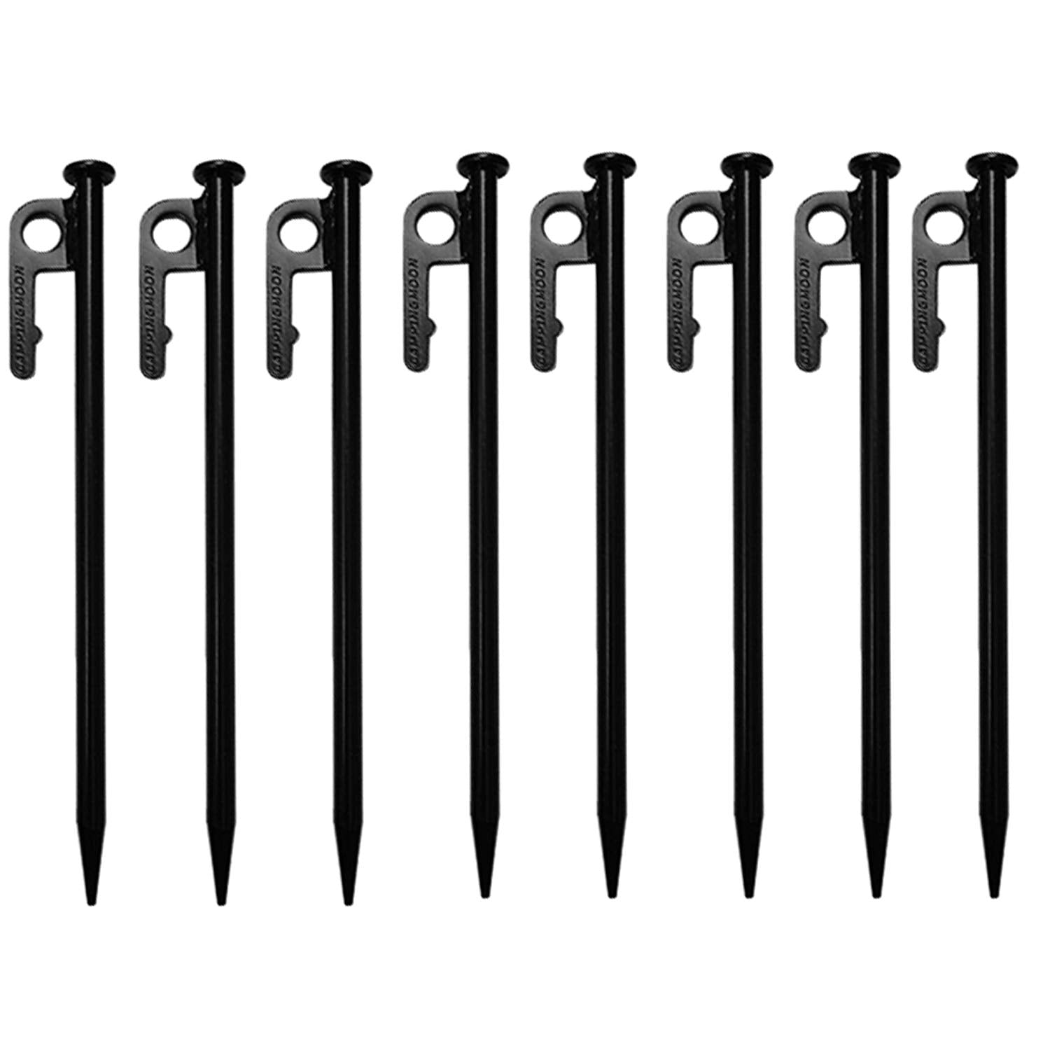 CAMPINGMOON  T20 / T26 / T30 / T35 / T40 Carbon Steel Peg Tent Hard Ground