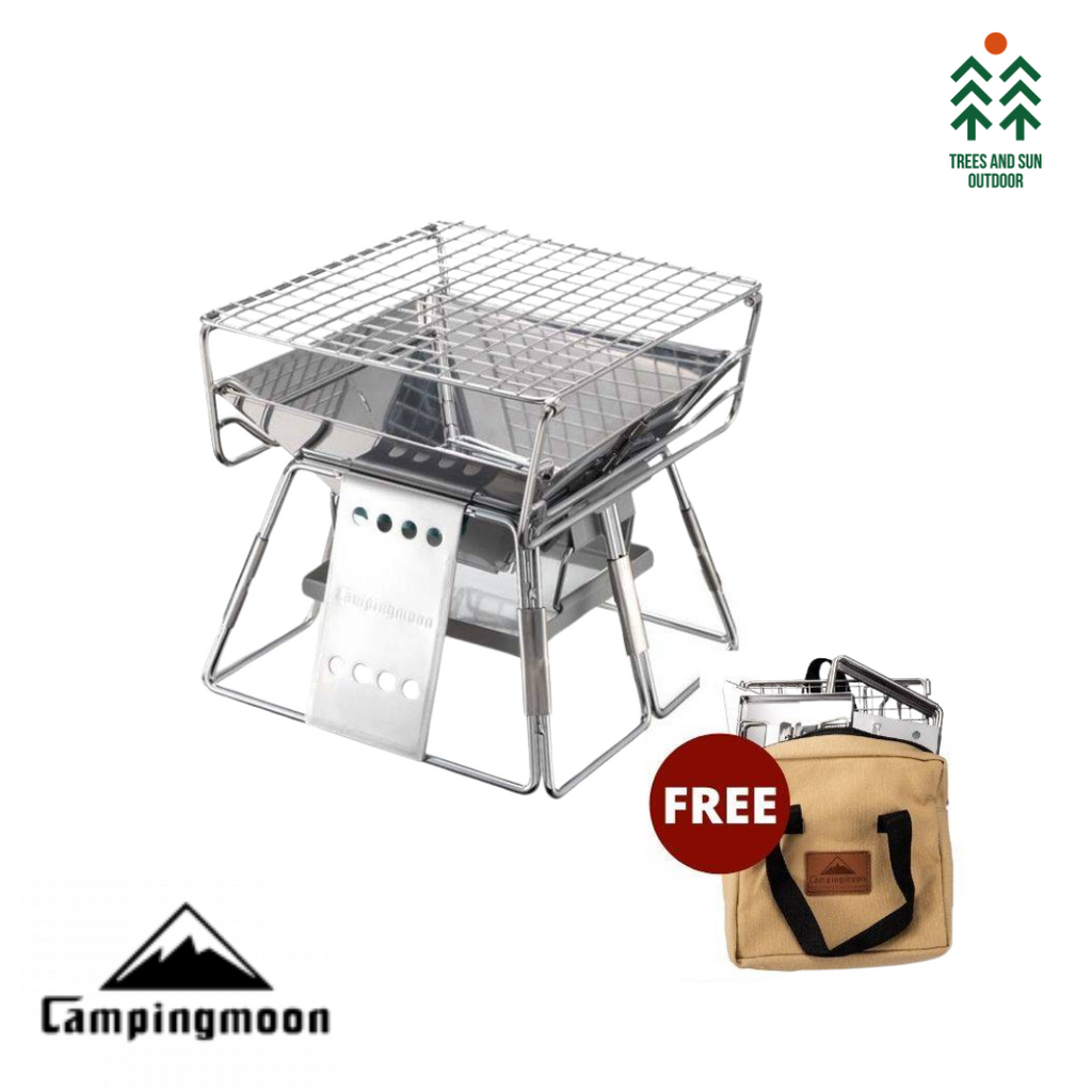 CAMPINGMOON X-Mini Barbecue Stove BBQ grill stove