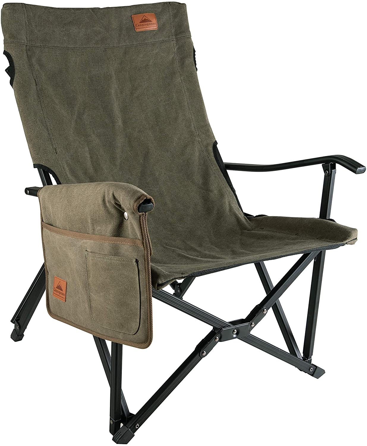 CAMPINGMOON F-1003C Small Foldable High Back Rest Armchair