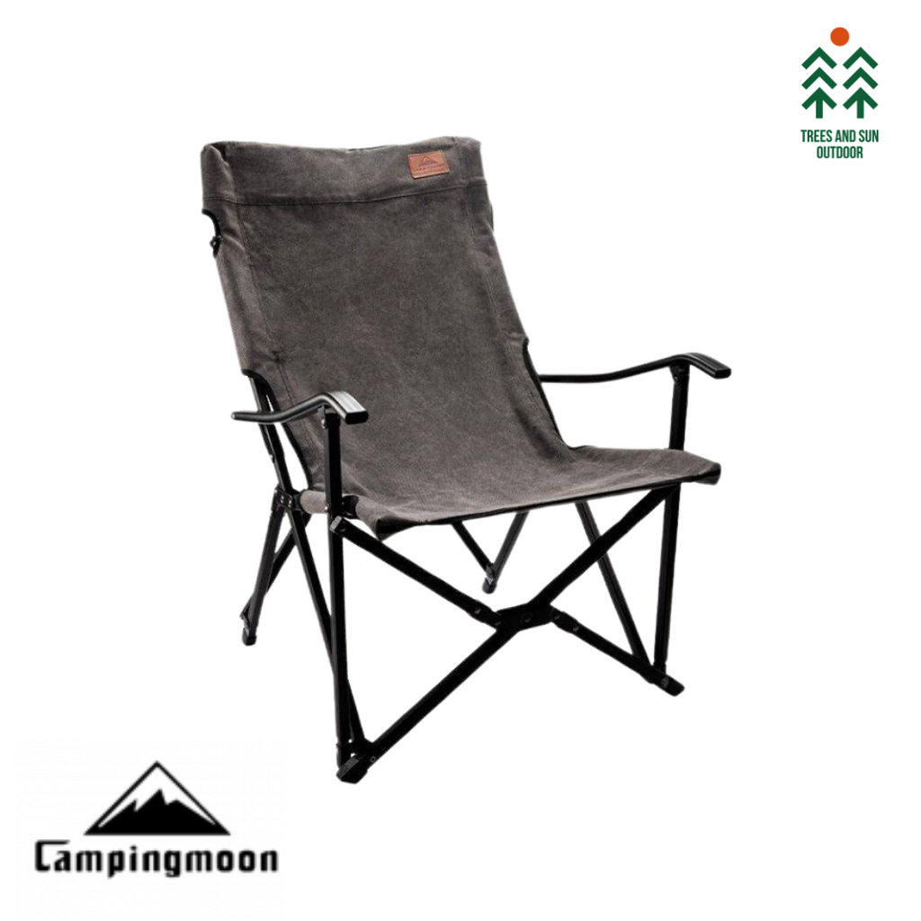 CAMPINGMOON F-1003C Small Foldable High Back Rest Armchair