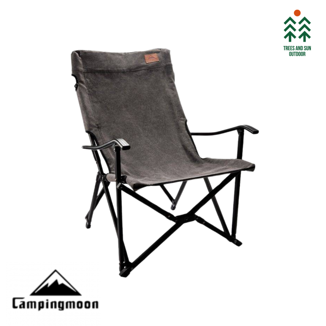 CAMPINGMOON F-1003C Small Foldable High Back Rest Armchair