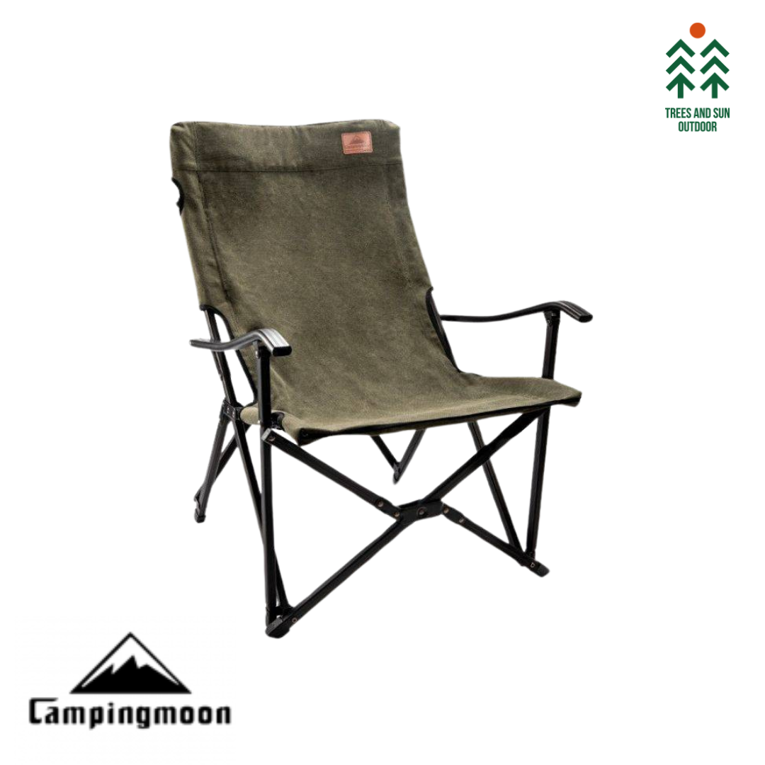 CAMPINGMOON F-1003C Small Foldable High Back Rest Armchair