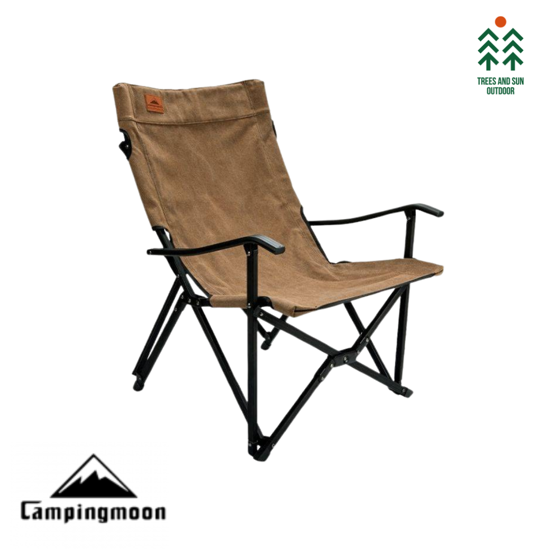 CAMPINGMOON F-1003C Small Foldable High Back Rest Armchair