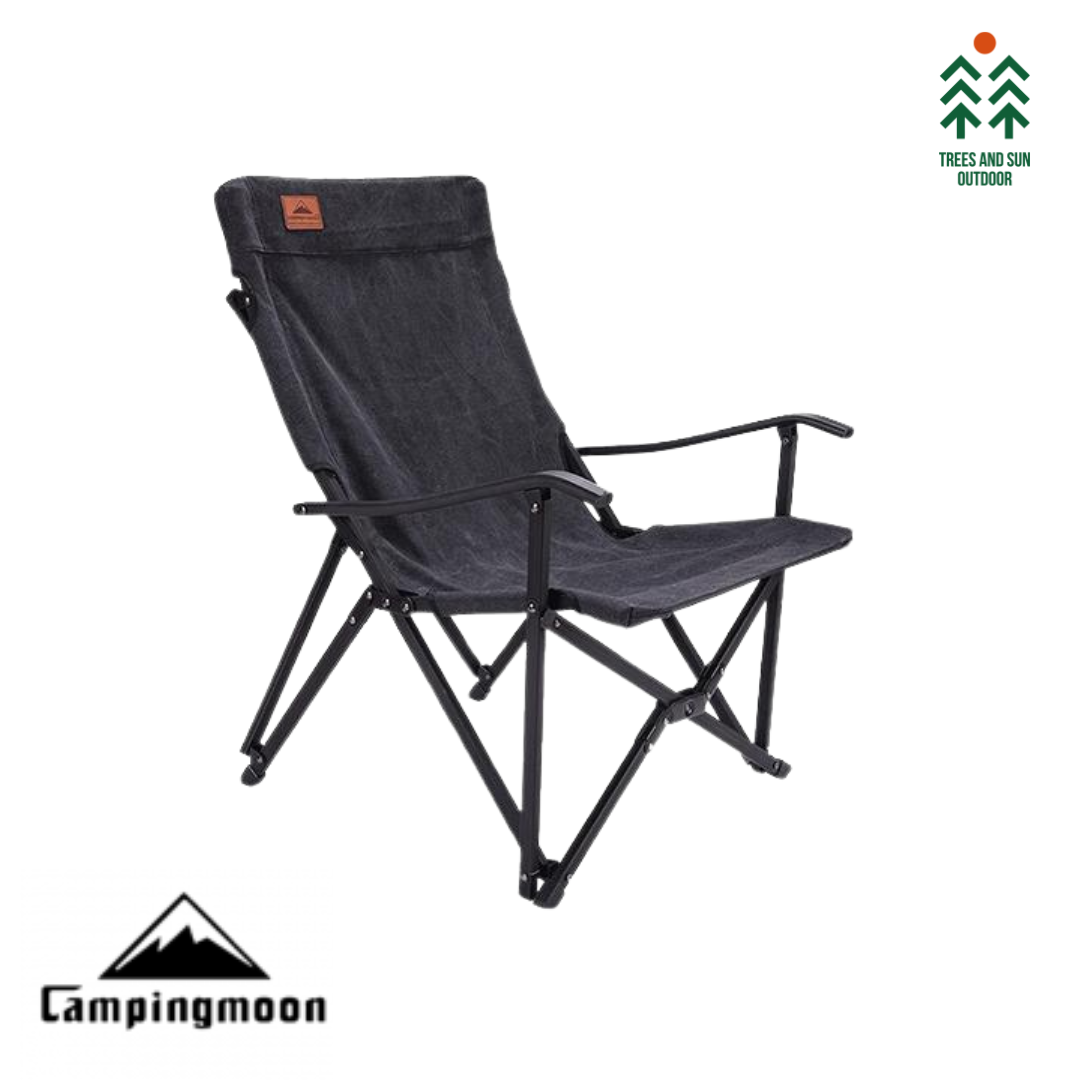 CAMPINGMOON F-1003C Small Foldable High Back Rest Armchair
