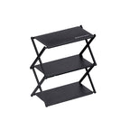 BLACKDOG 3 Tiers Desktop Folding Storage Rack