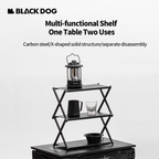 BLACKDOG 3 Tiers Desktop Folding Storage Rack