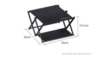 BLACKDOG 3 Tiers Desktop Folding Storage Rack