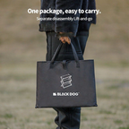 BLACKDOG 3 Tiers Desktop Folding Storage Rack