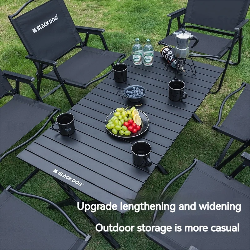 BLACKDOG Egg Roll Folding Table – 116 cm