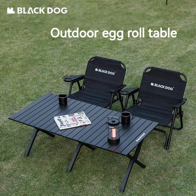 BLACKDOG Egg Roll Folding Table – 116 cm