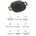 BLACKDOG Grill Pan Non-Stick Frying Pan