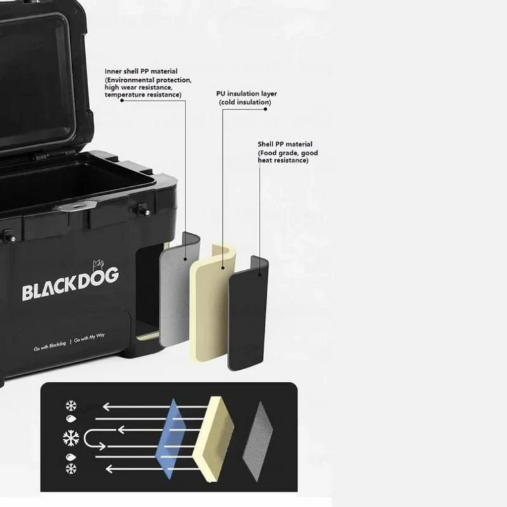 BLACKDOG Cooler Box 26L Camping Outdoor