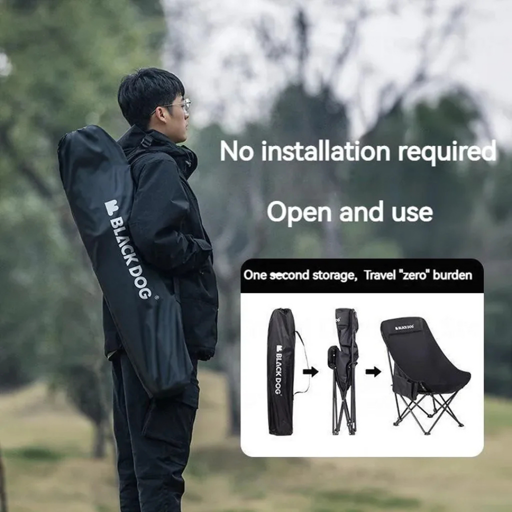 BLACKDOG Folding Chair Lightweight