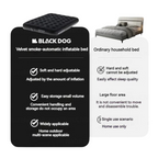 BLACKDOG Double Mattress Air Bed Built-in Air Pump