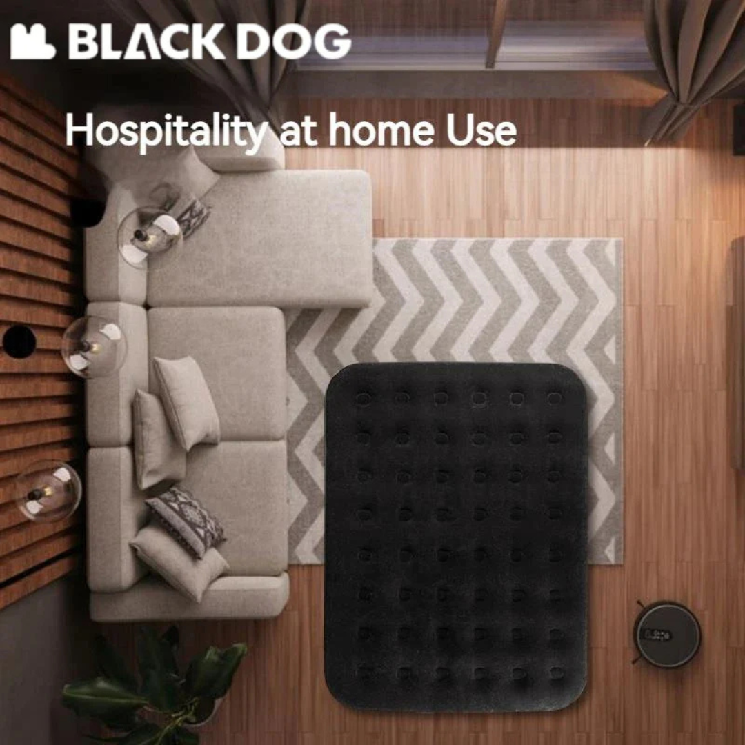 BLACKDOG Double Mattress Air Bed Built-in Air Pump