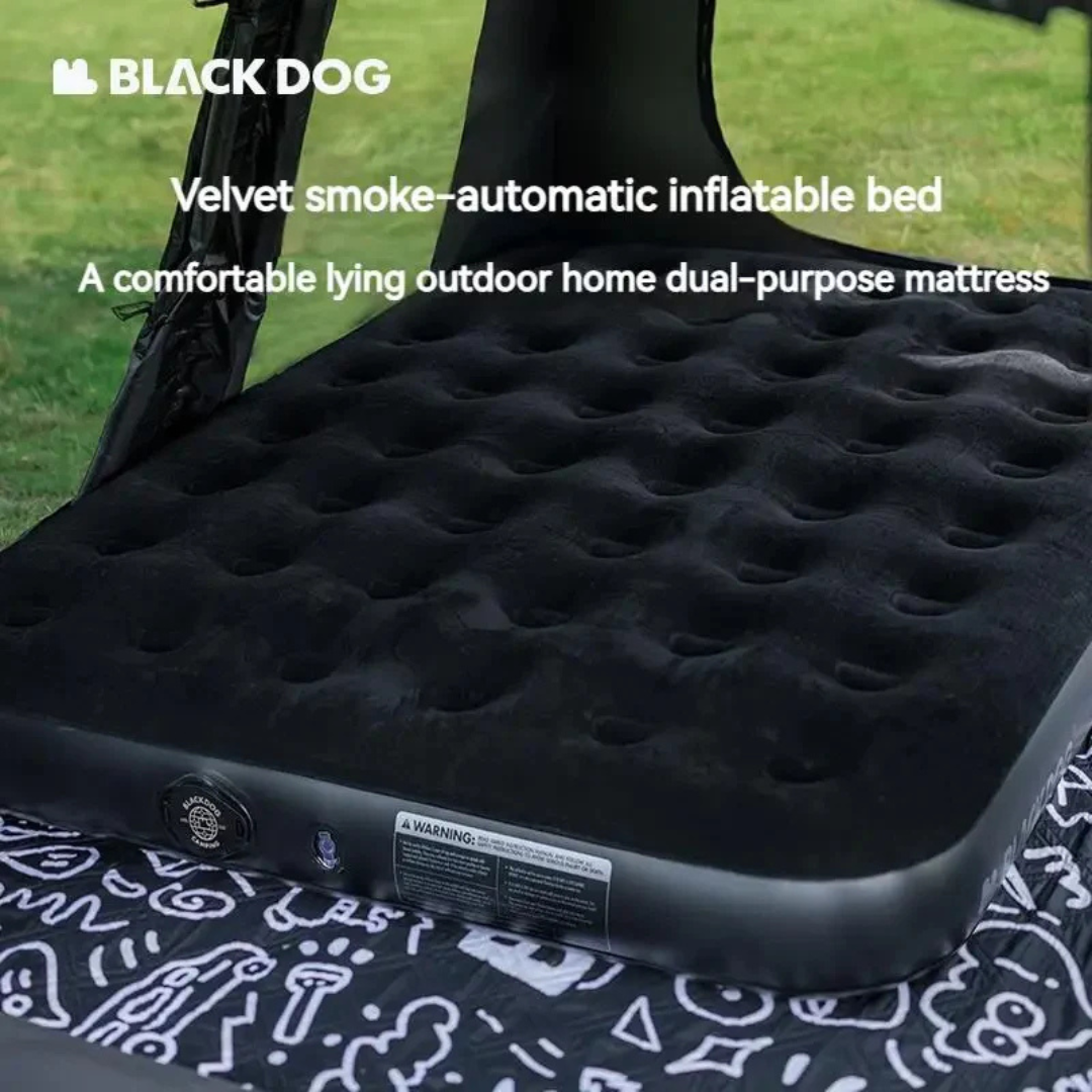 BLACKDOG Double Mattress Air Bed Built-in Air Pump