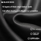 BLACKDOG Hexagonal Arc Edge Tarp 570X480CM