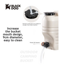 BLACKDOG Portable Water Bucket 12L