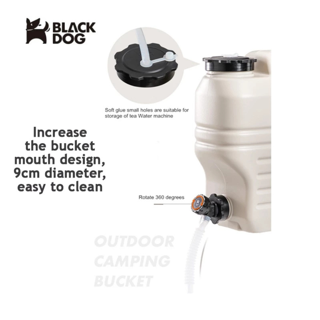 BLACKDOG Portable Water Bucket 12L
