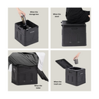 BLACKDOG Multipurpose Storage Box Portable Toilet