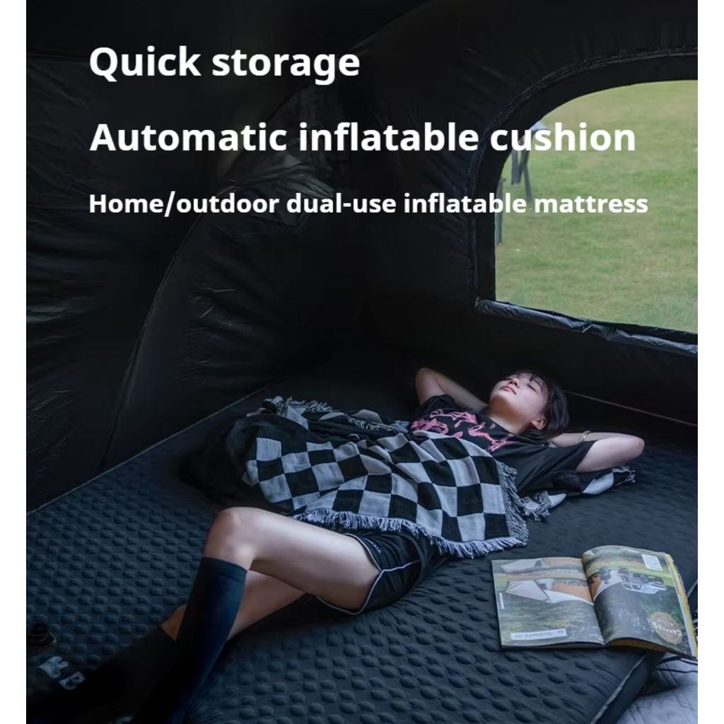 BLACKDOG Auto Inflate Cloud Sponge Bed 2P