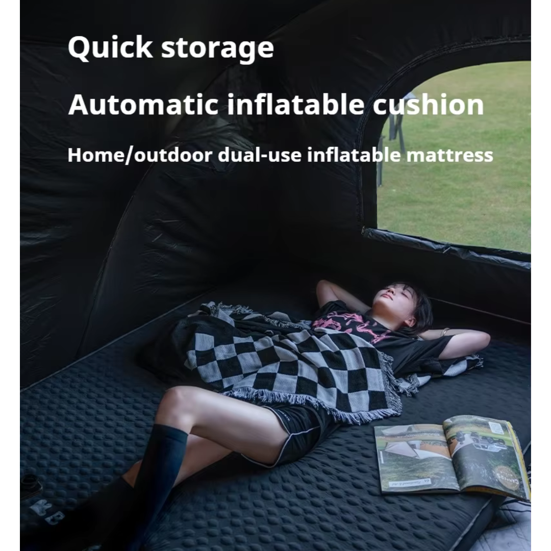 BLACKDOG Auto Inflate Cloud Sponge Bed 2P