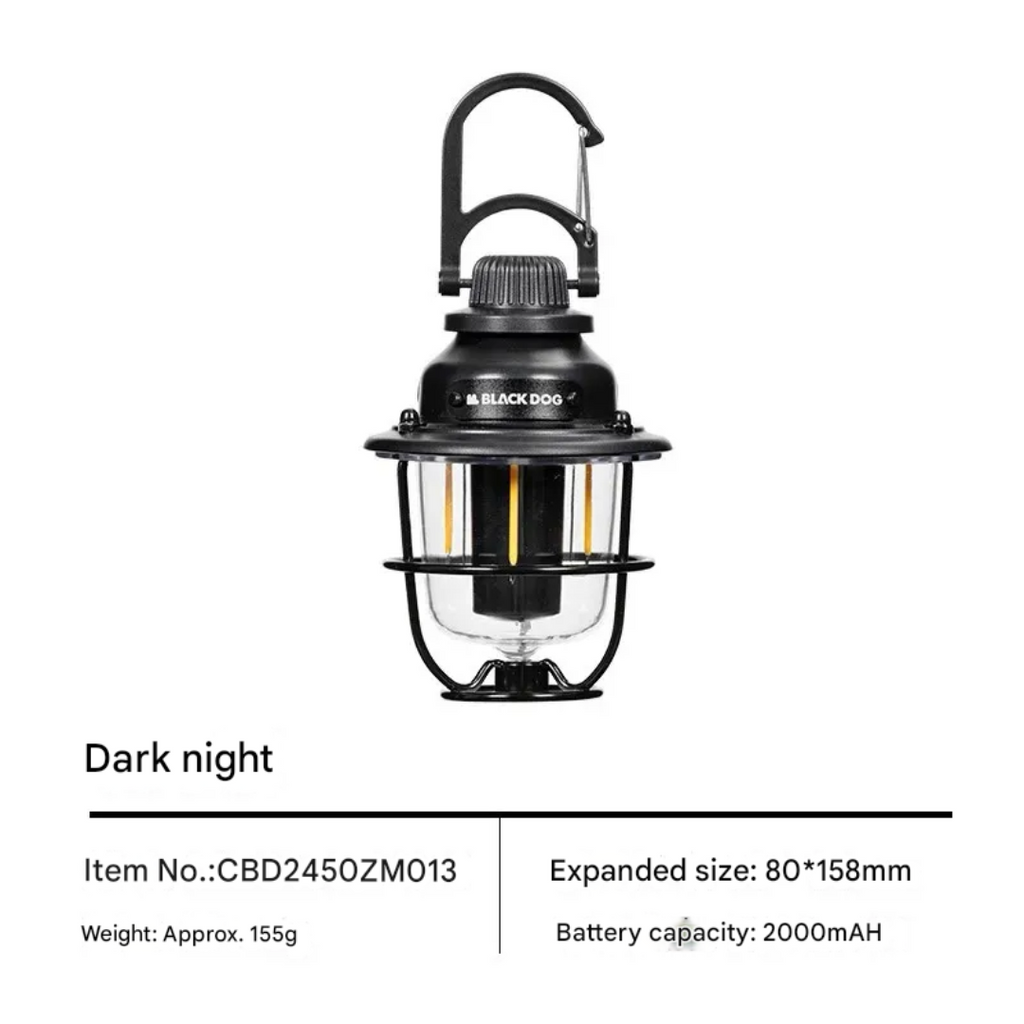 BLACKDOG Vintage Hang Camping Lantern
