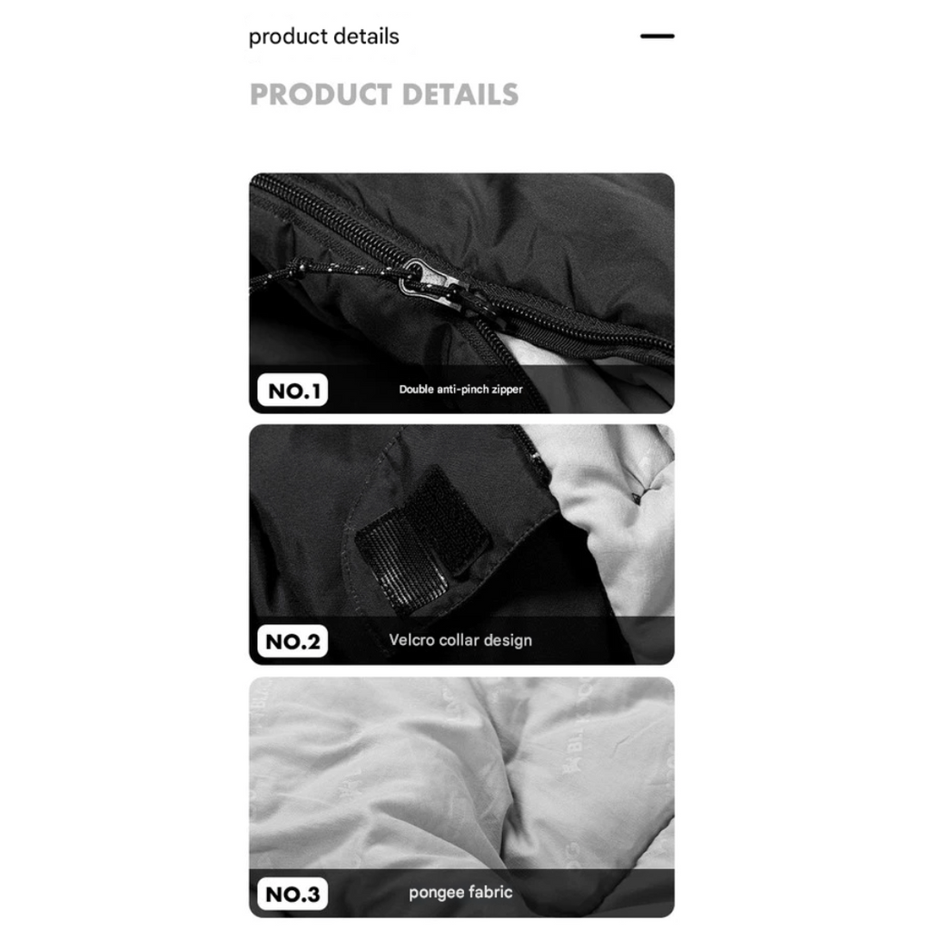 BLACKDOG Envelope Sleeping Bag 1.8KG