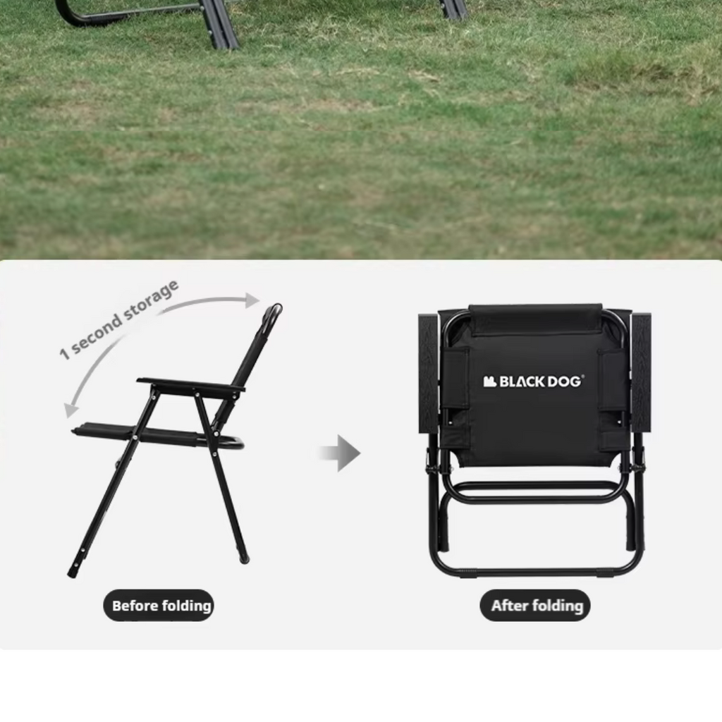 BLACKDOG Kermit 1P Coffee Casual Folding Chair