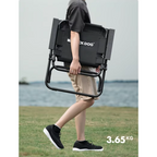 BLACKDOG Kermit 1P Coffee Casual Folding Chair
