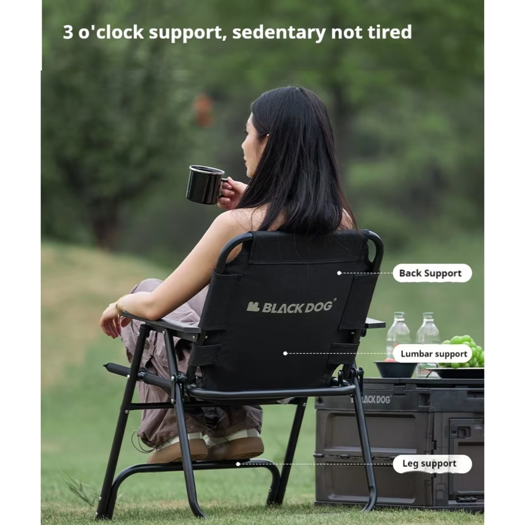 BLACKDOG Kermit 1P Coffee Casual Folding Chair