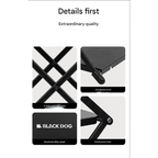 BLACKDOG 3 Tier Metal Rack Aluminum Folding Shelf