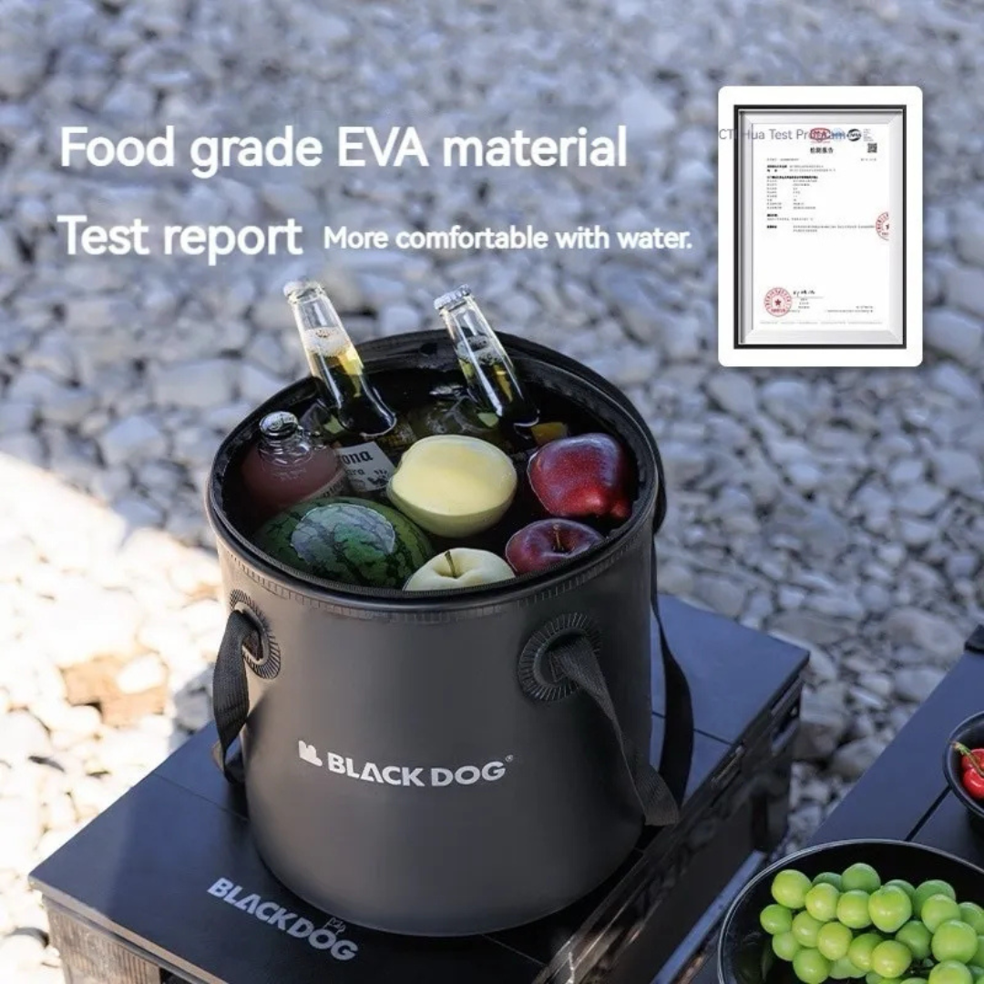 BLACKDOG Water Bucket With Zipped Lid 20L