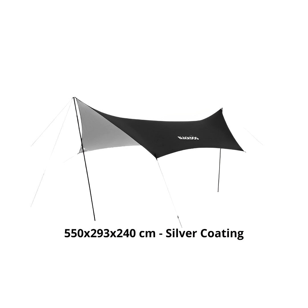 BLACKDOG Hexagon Tarp Silver Coated 6-8 People