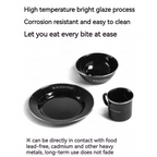 BLACKDOG Thickened Enamel Plate