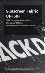 BLACKDOG Hexagon Tarp Silver Coated 6-8 People