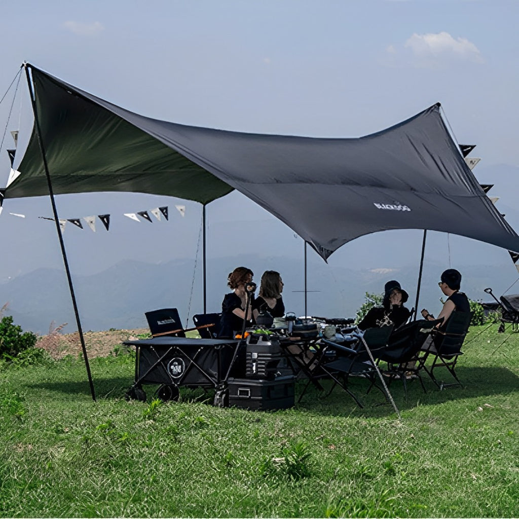 BLACKDOG Hexagon Tarp Silver Coated 6-8 People