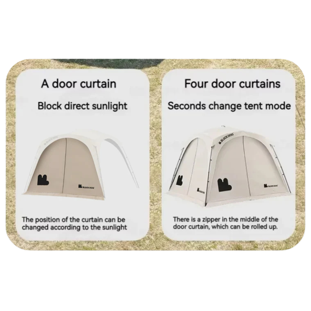 BLACKDOG Quick Opening Canopy Door Curtain