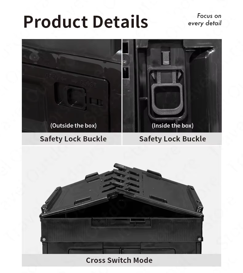 BLACKDOG Foldable Storage Box 50L