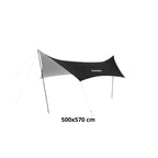 BLACKDOG Hexagon Tarp Silver Coated 10 - 15 People