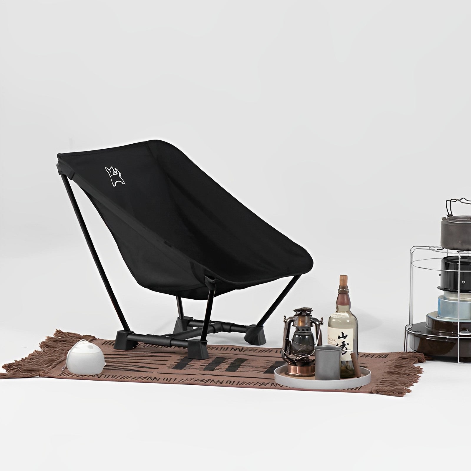 BLACKDOG Aluminum Alloy Moon Chair